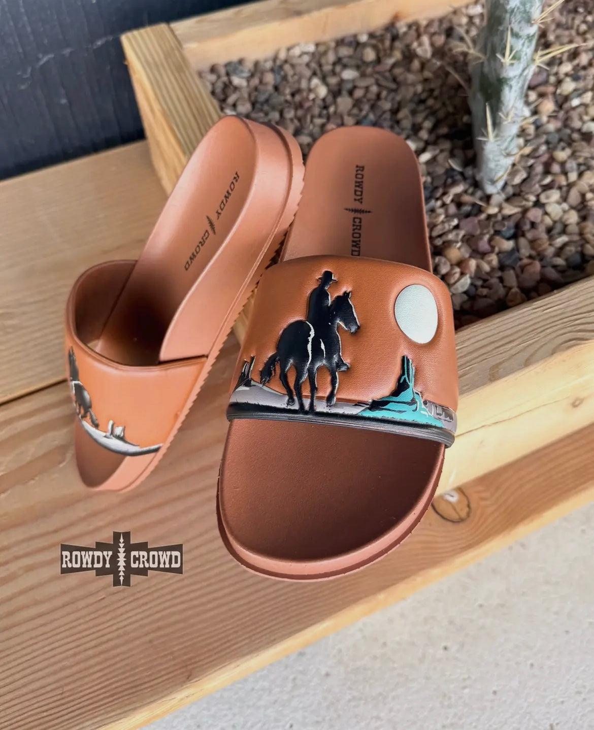 Brown Saddle Slides