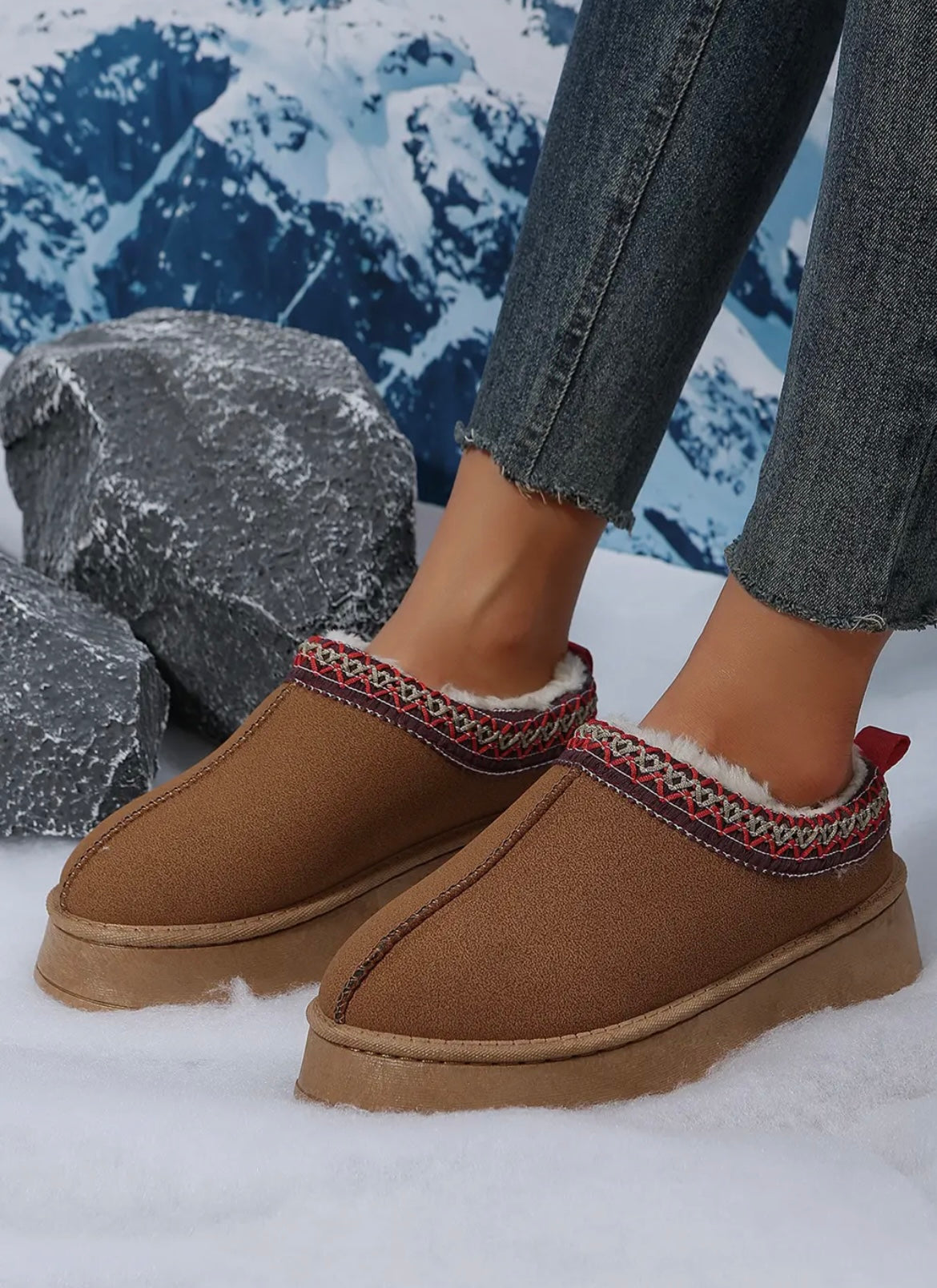 Women's Suede Plush Lined Boots