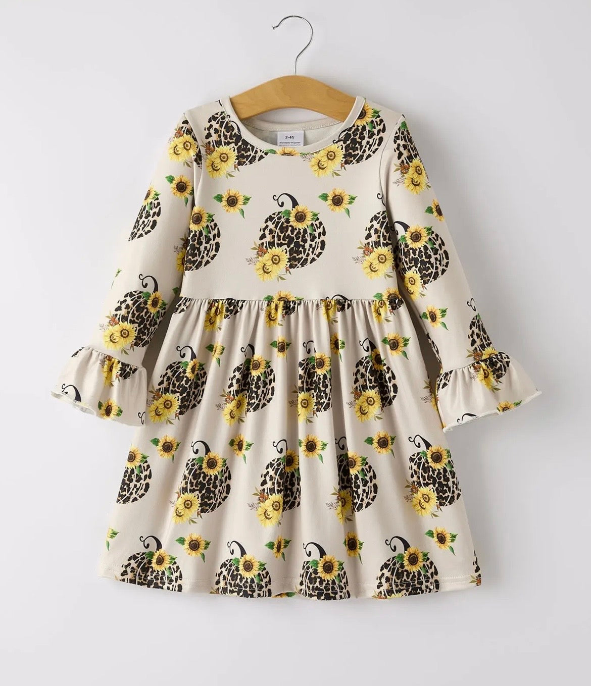 Girls Long Sleeve Fall / Thanksgiving Dress