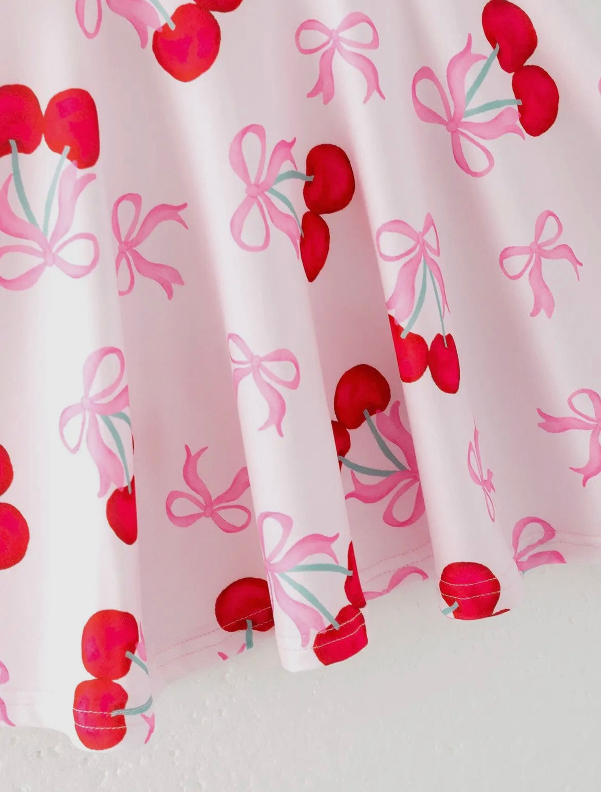 Cherries & Bows Girls Dress