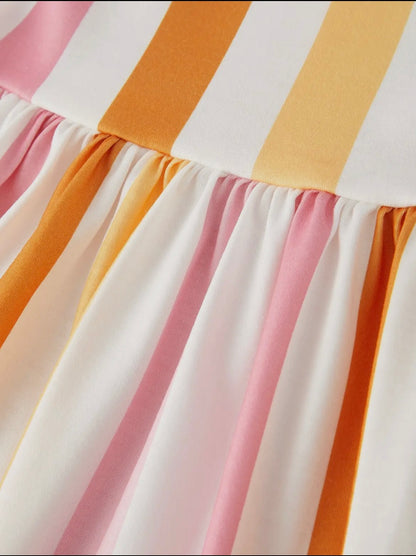 Girls Ruffle Sleeve Dresses