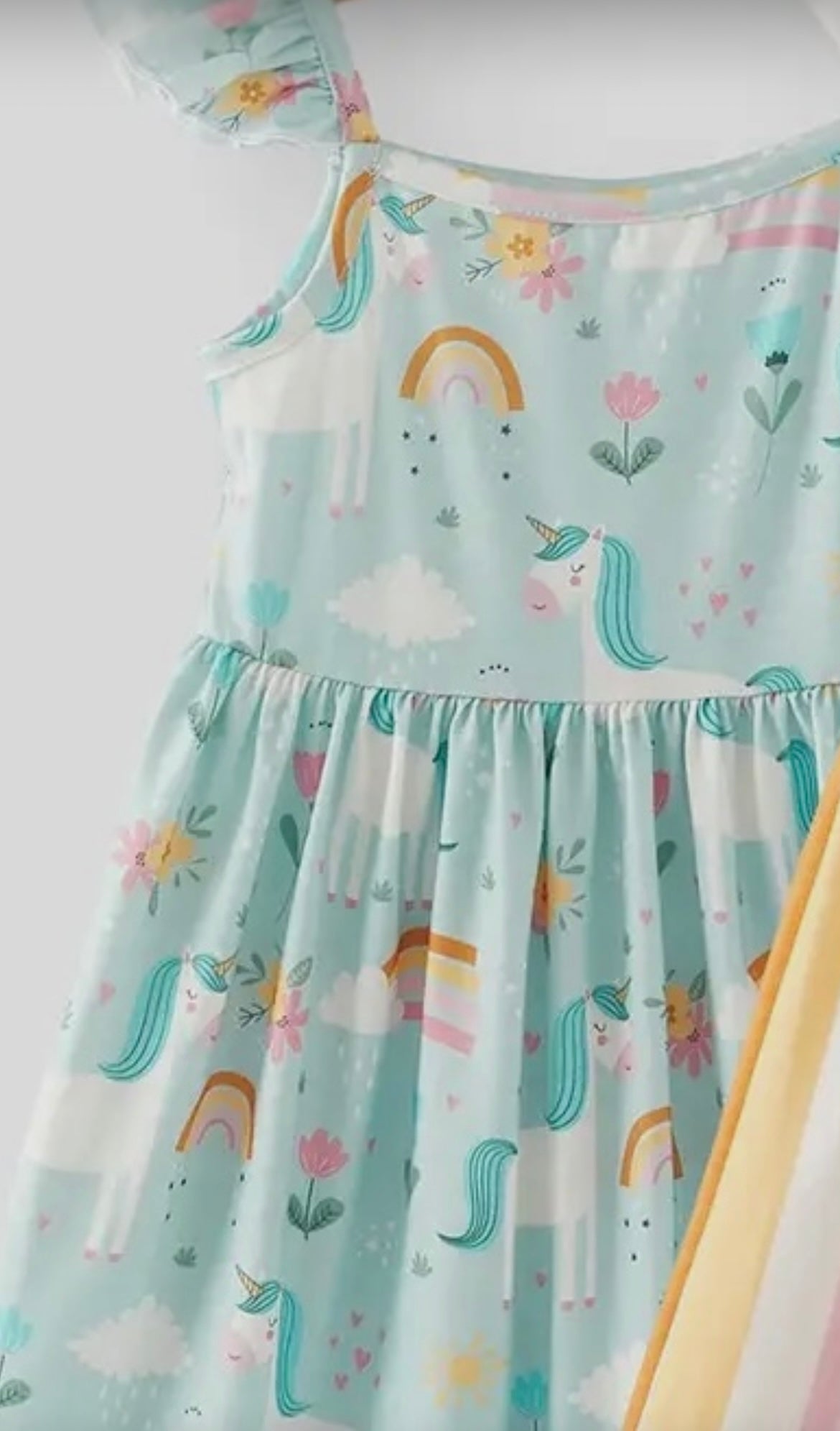 Girls Ruffle Sleeve Dresses