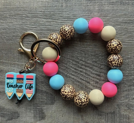 Teacher life Wristlet/Keychain