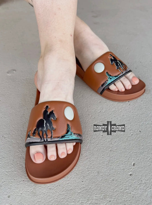 Brown Saddle Slides