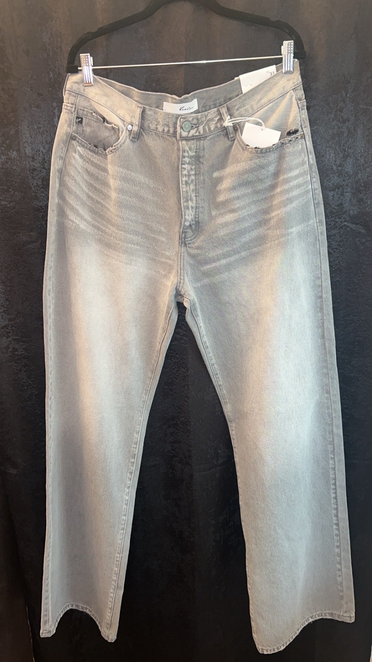 90’s Flare Gray Stonewashed Kancan Jeans