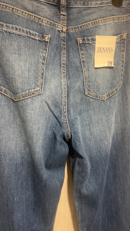 High Waisted Straight Leg Zenana Jeans