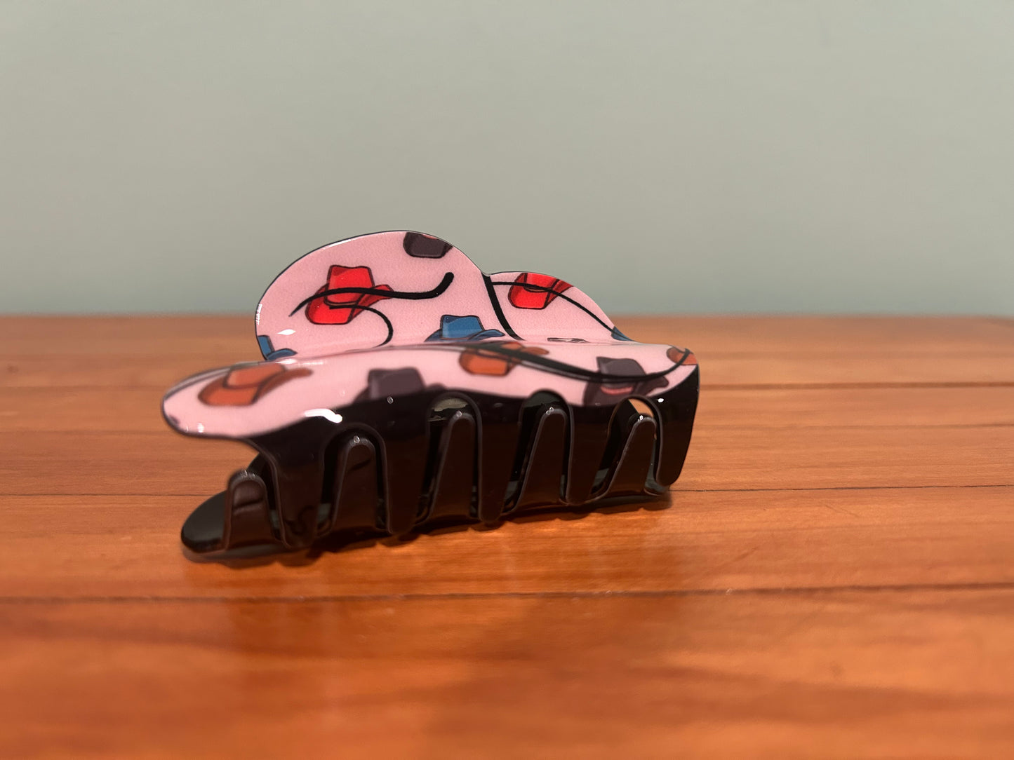 Western Cowgirl Hat Hair Claw Clip