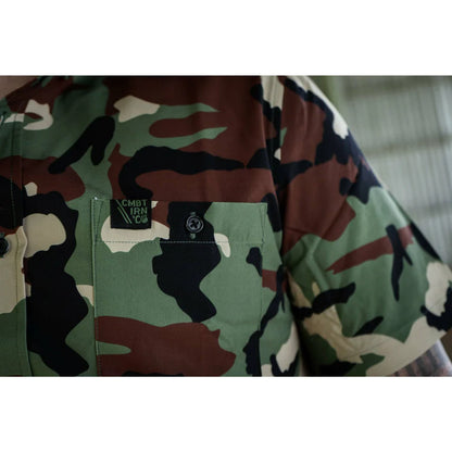Camo Short Sleeve Button Up