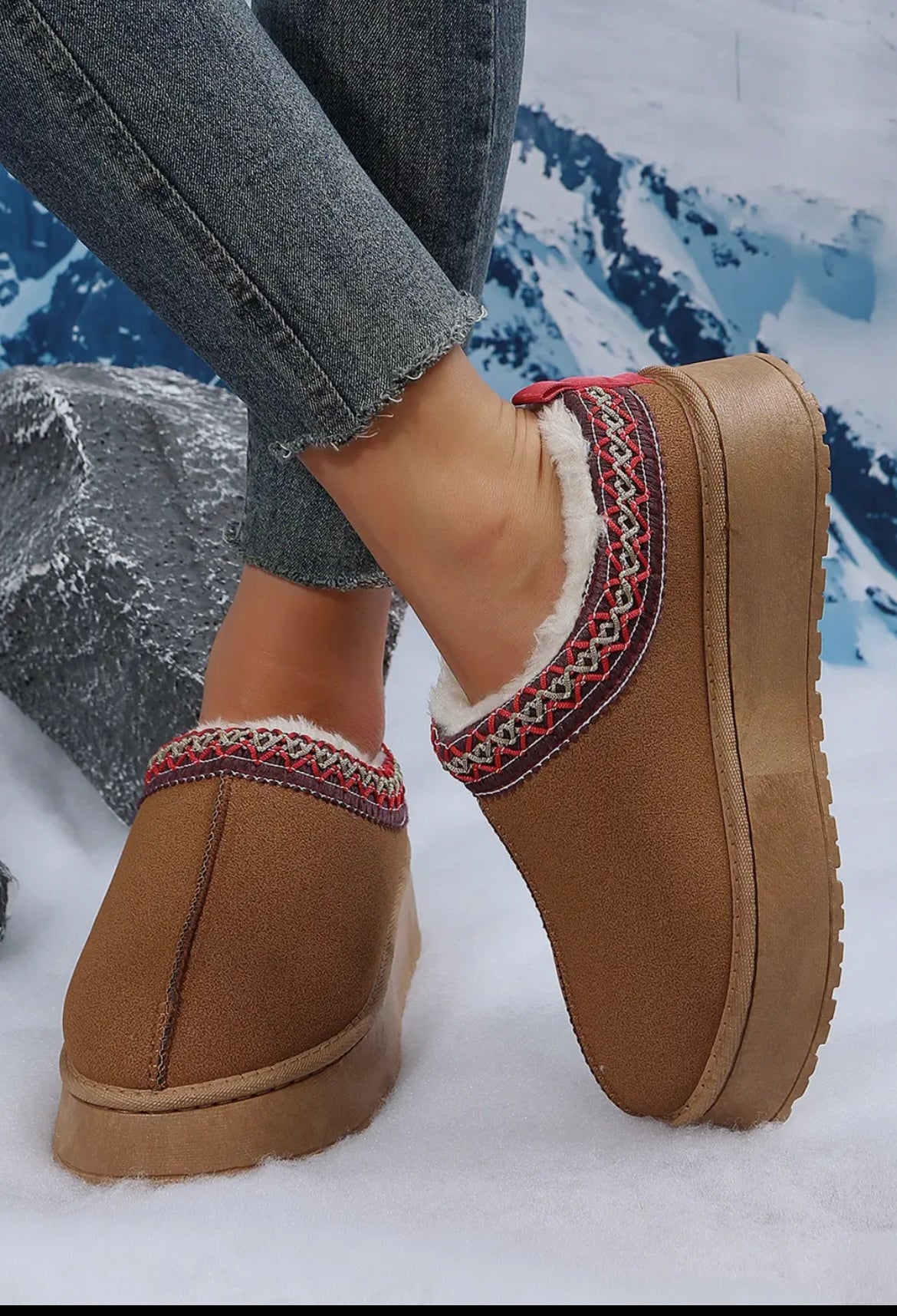 Women's Suede Plush Lined Boots
