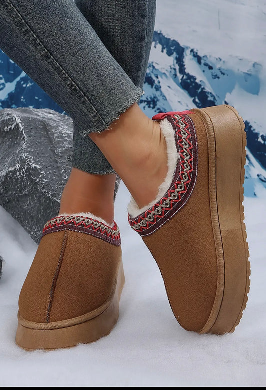 Women's Suede Plush Lined Boots