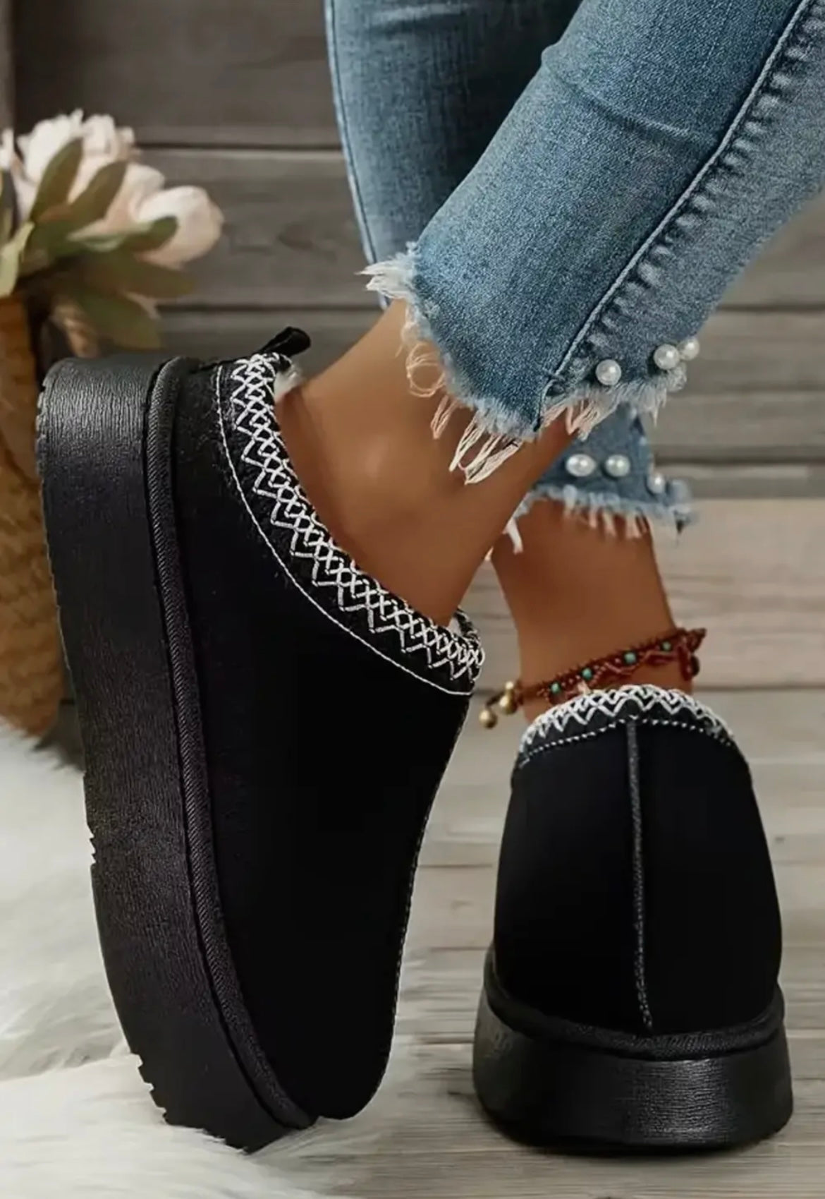 Women's Suede Plush Lined Boots